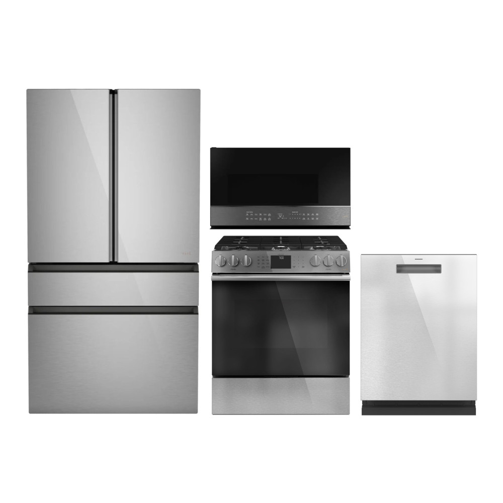 Platinum Glass in Platinum Glass: 4-piece package — CGE29DM5TS5, CGS700M2NS5, CDP888M5VS5, CVM721M2NS5