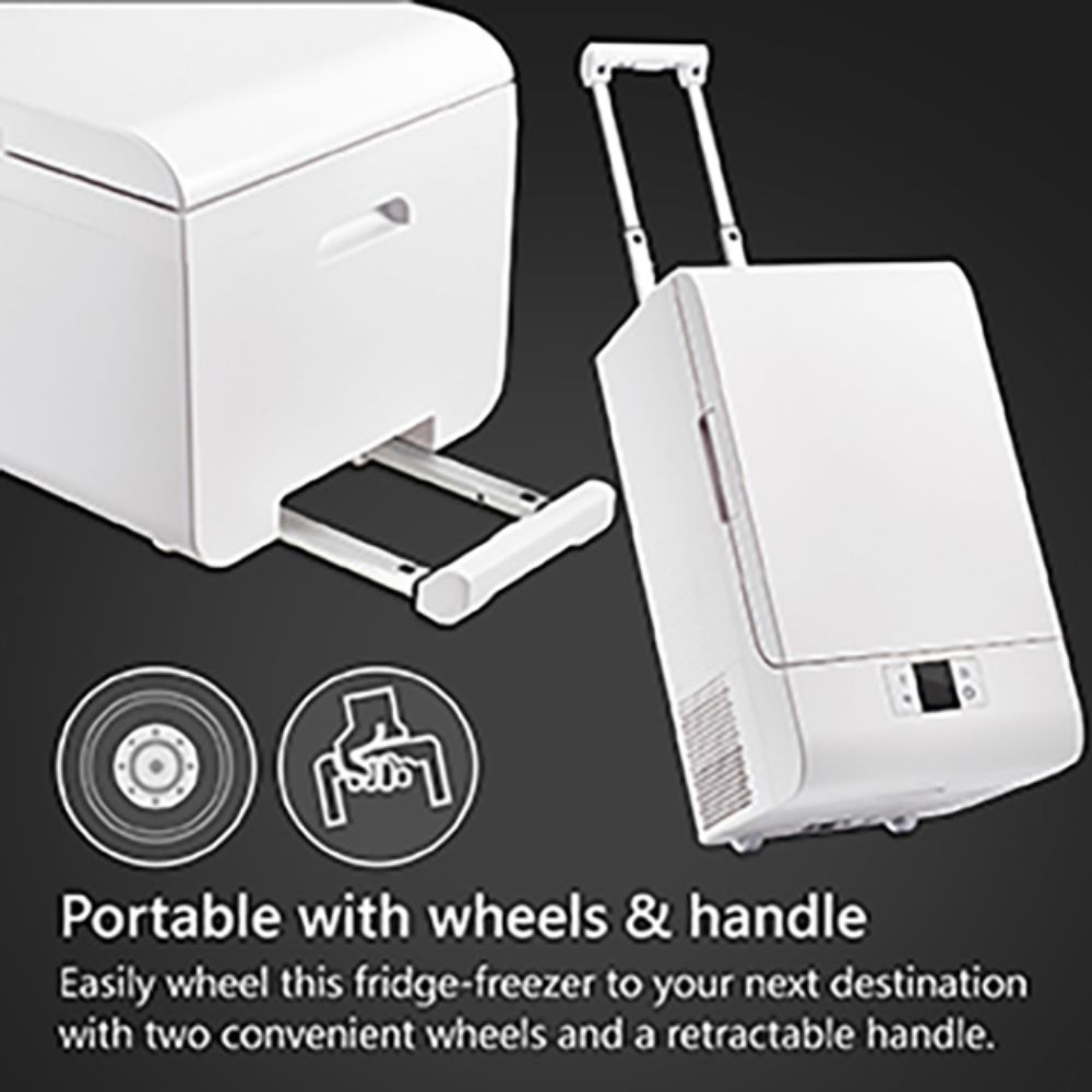 Portable with wheels & handle