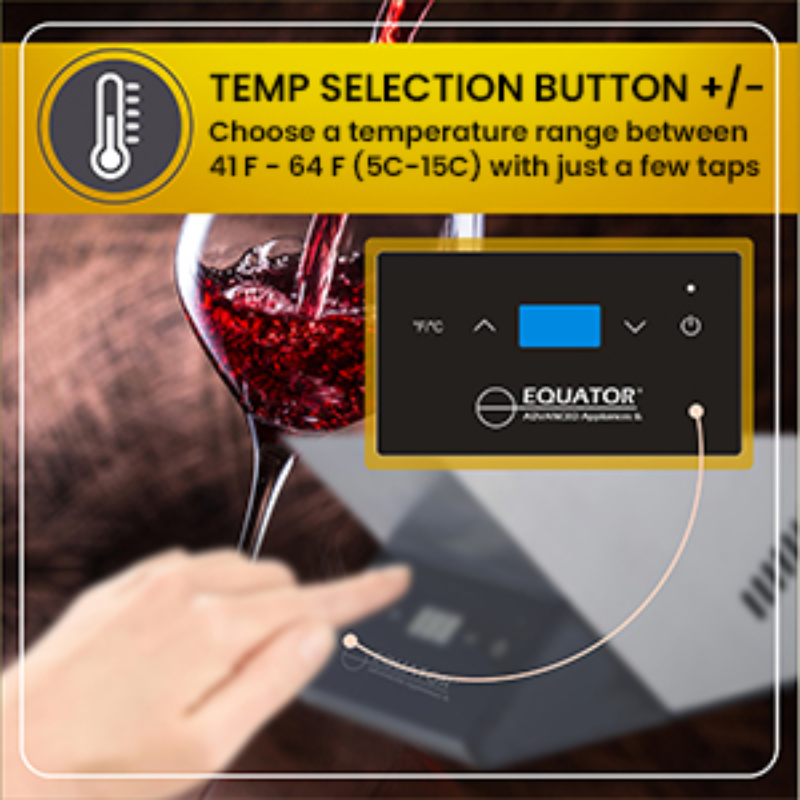 TEMP SELECTION BUTTON +/-