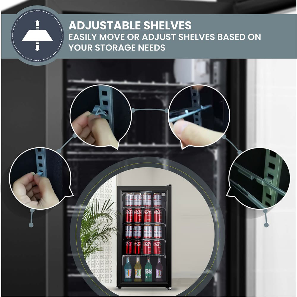 ADJUSTABLE SHELVES