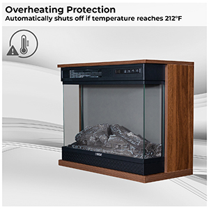 Automatically shuts off if temperature reaches 212°F