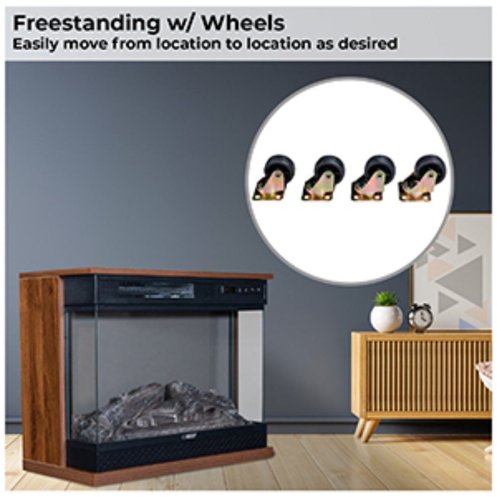 Freestanding w/ Wheels