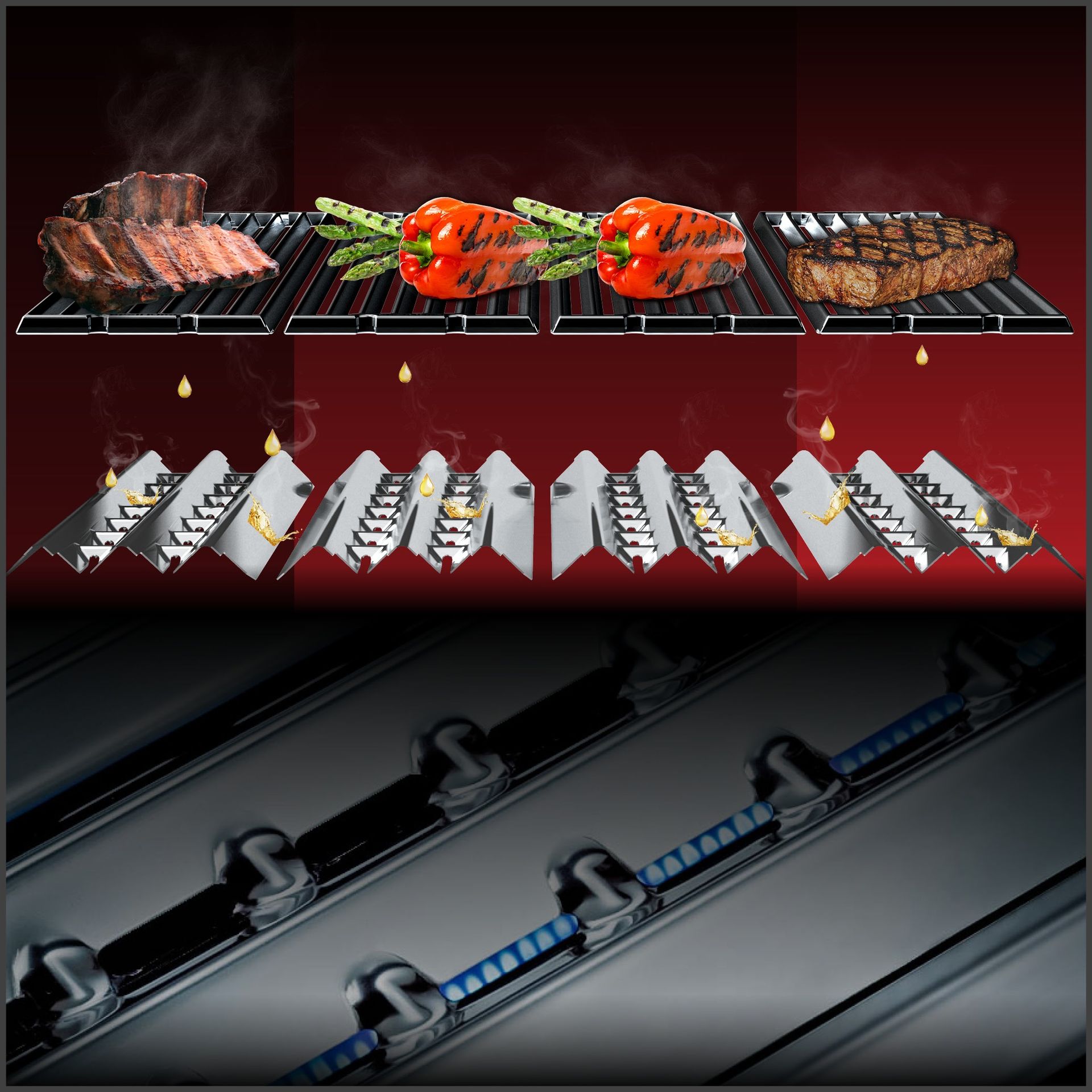 304 Stainless Steel Flav-R-Wave