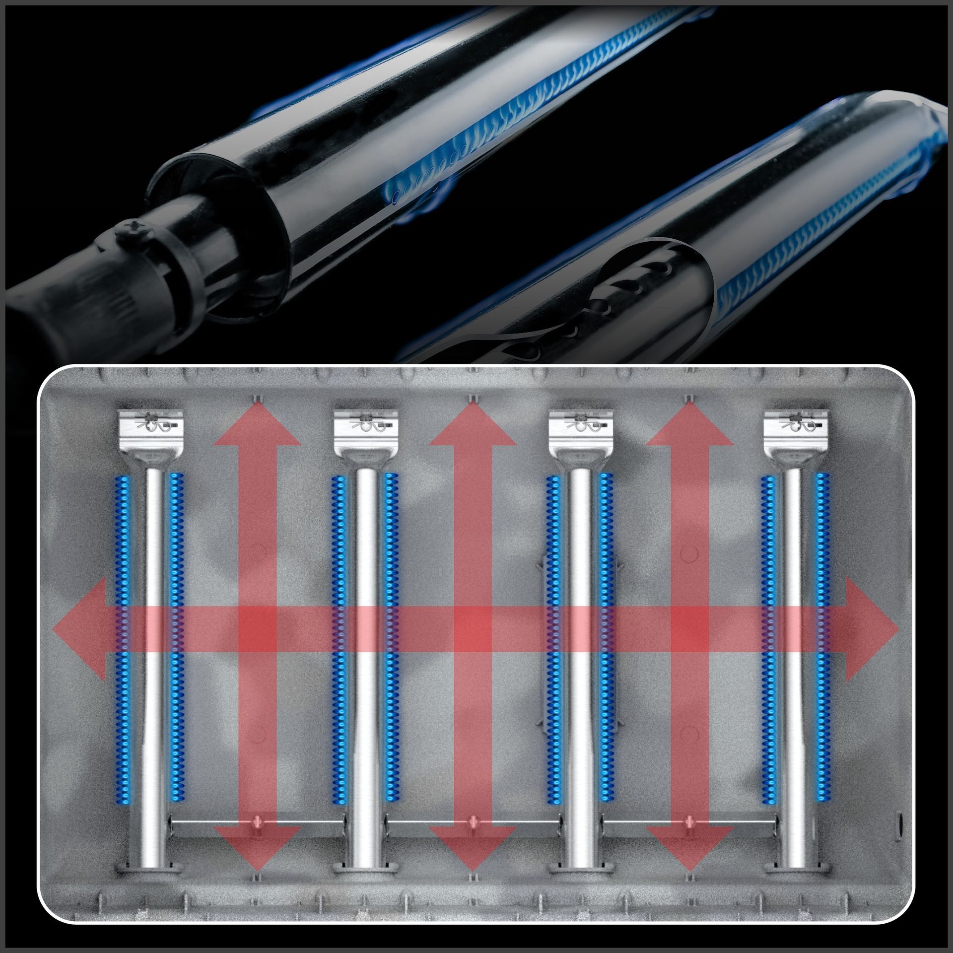 Dual Tube Burners