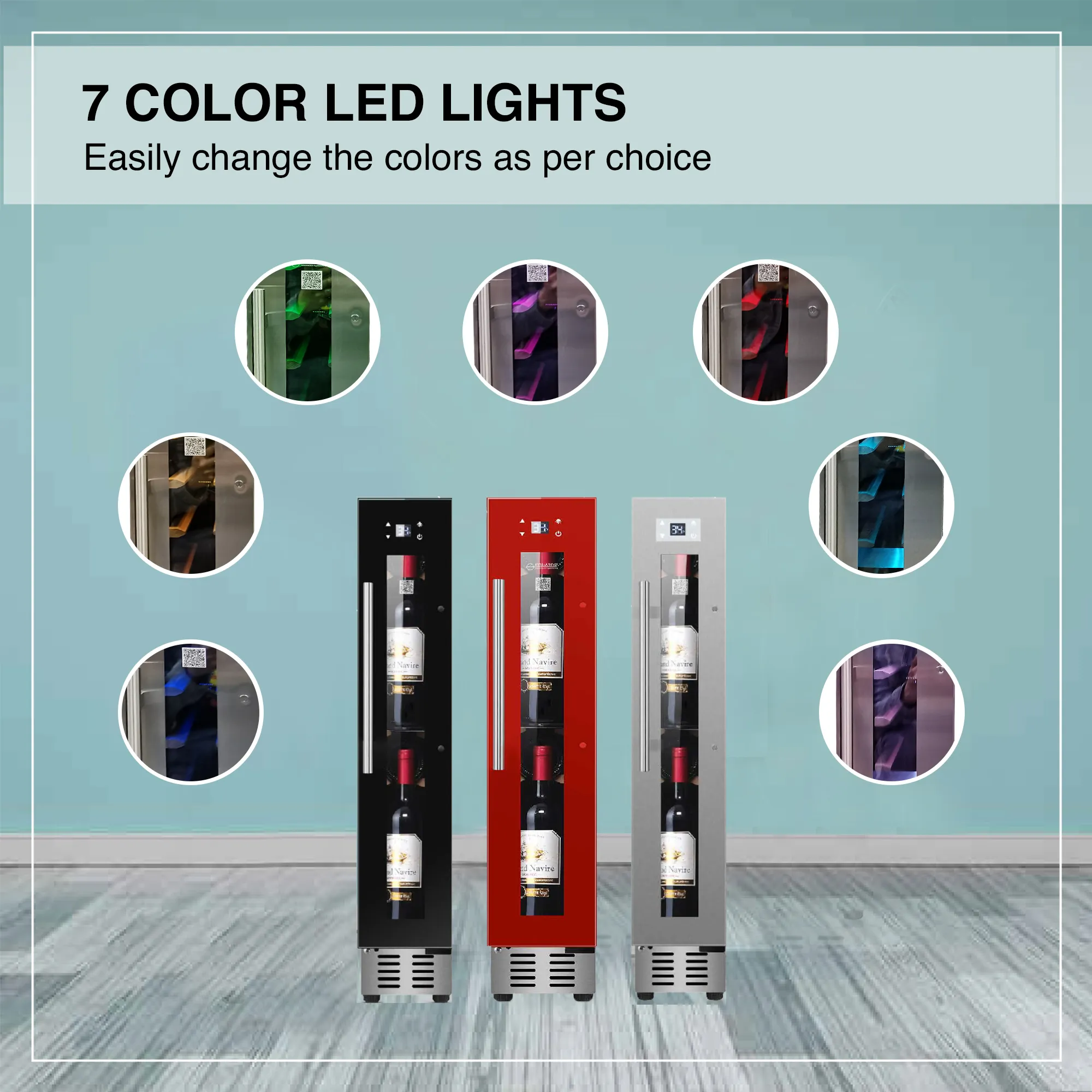 7 Color LED Lights