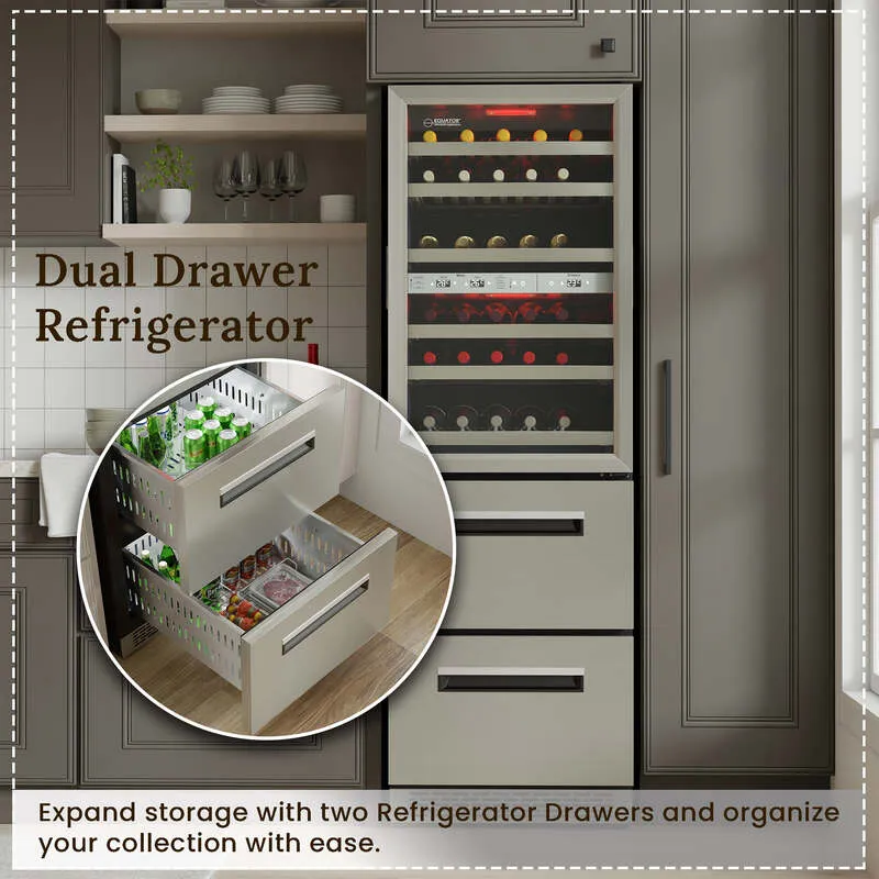Dual Drawer Refrigerator