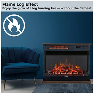 Flame Log Effect