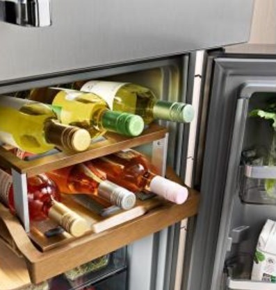 Wood-Look Finish Sliding Storage Trays
