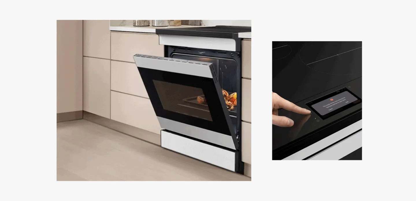 Handle-Free Oven Door