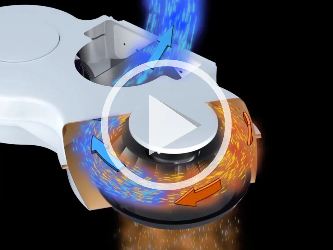 Filter-less Self-Cleaning System