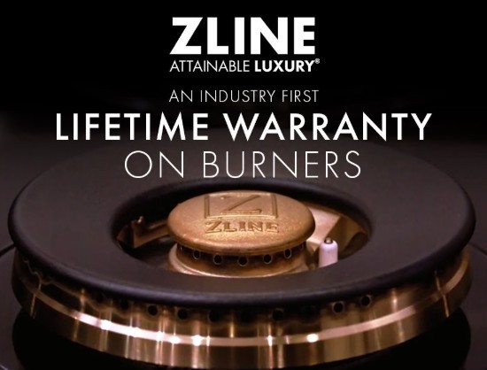 Industry First Lifetime Burner Warranty