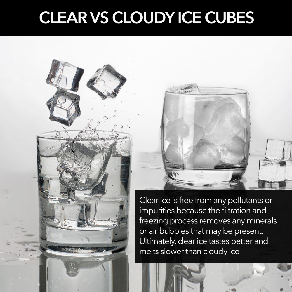 CLEAR VS CLOUDY ICE CUBES