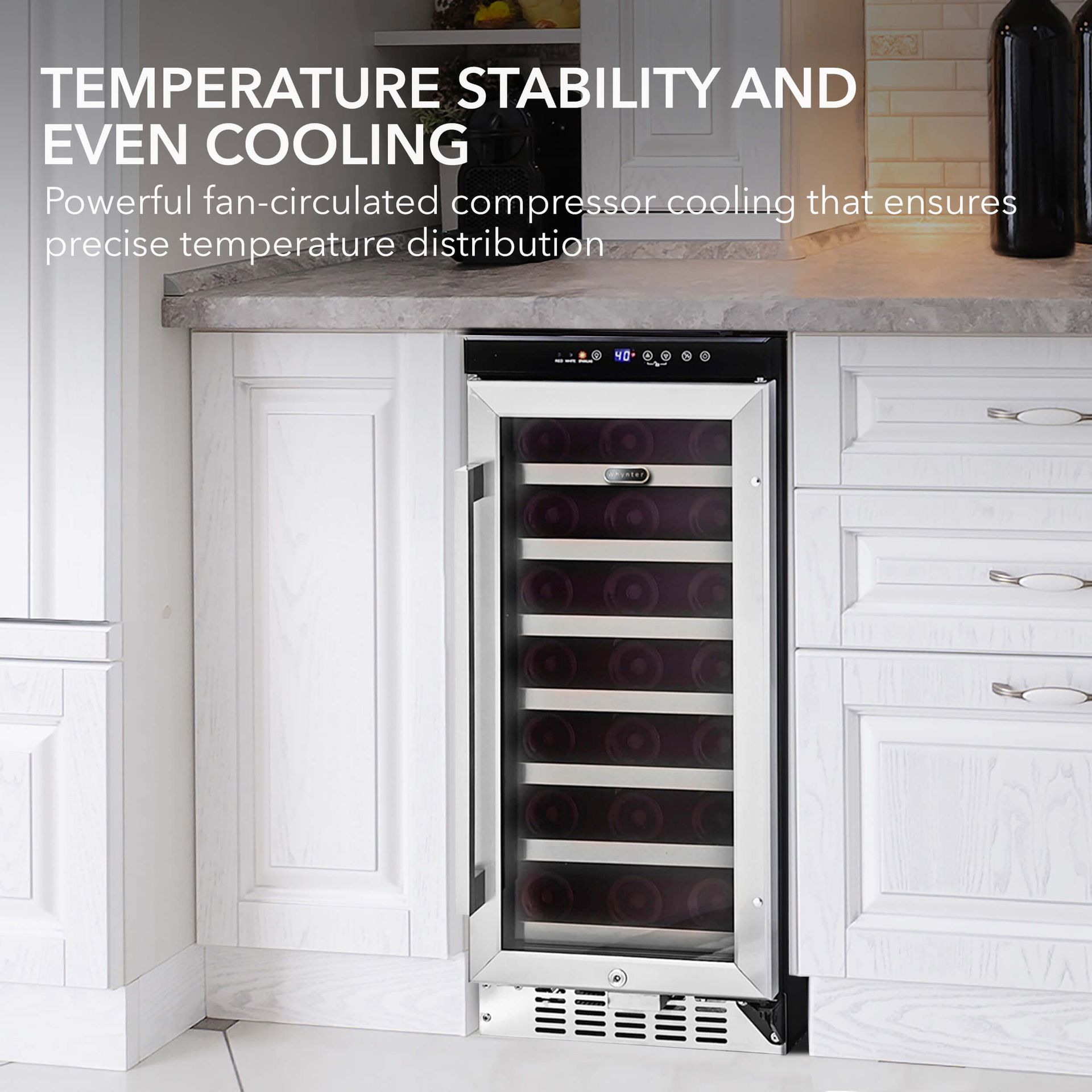 TEMPERATURE STABILITY AND EVEN COOLING