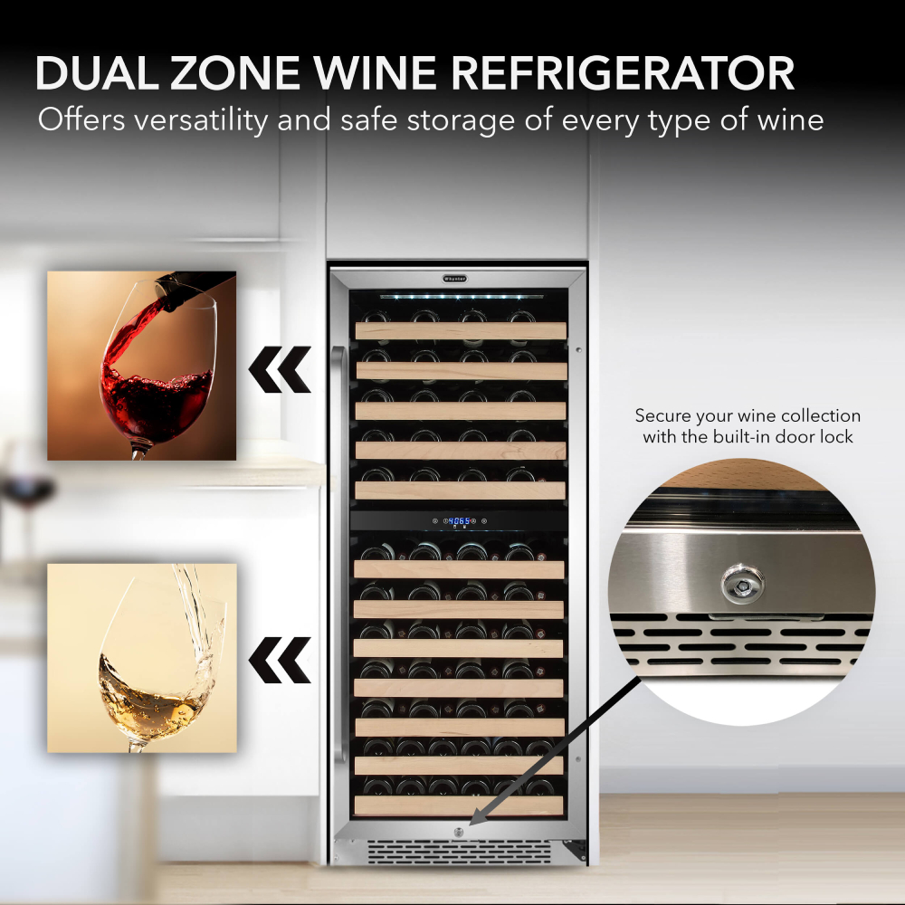 DUAL ZONE WINE REFRIGERATOR