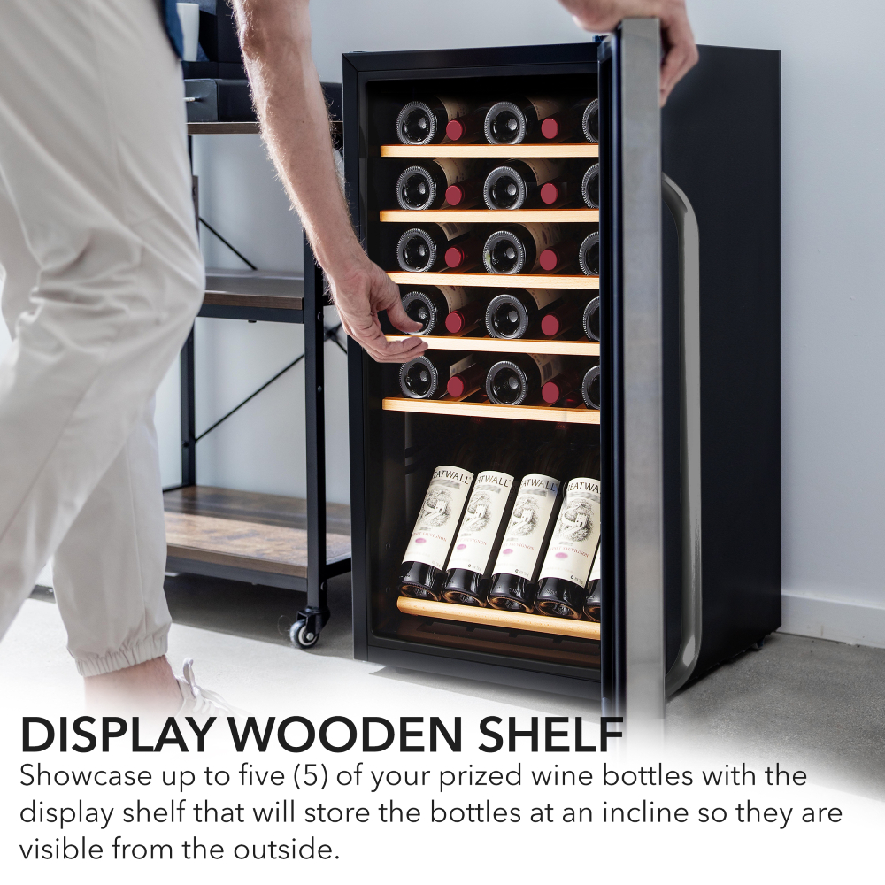 DISPLAY WOODEN SHELF