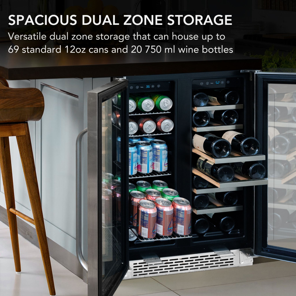 SPACIOUS DUAL ZONE STORAGE