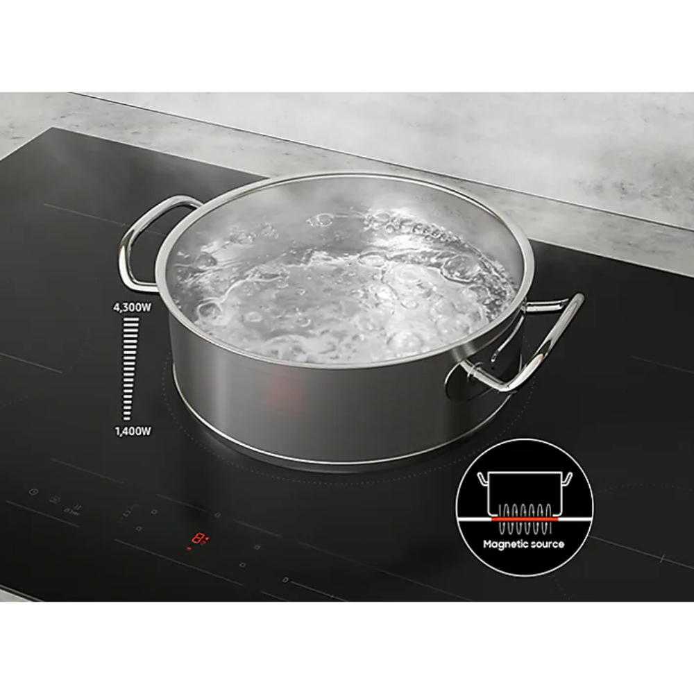 Immediately set cooking temperatures