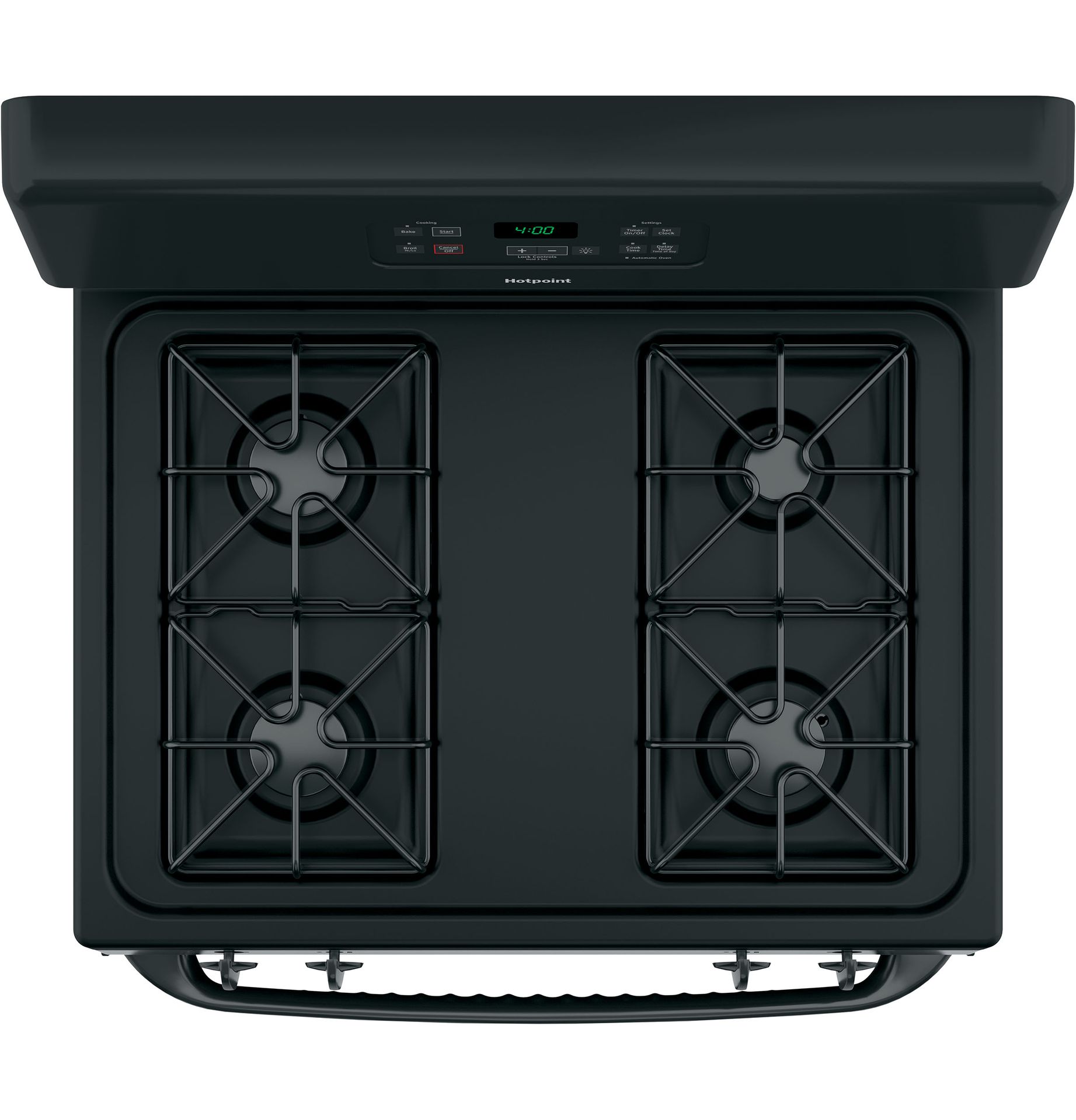Porcelain upswept cooktop