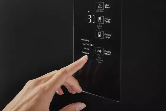Exterior digital temperature controls