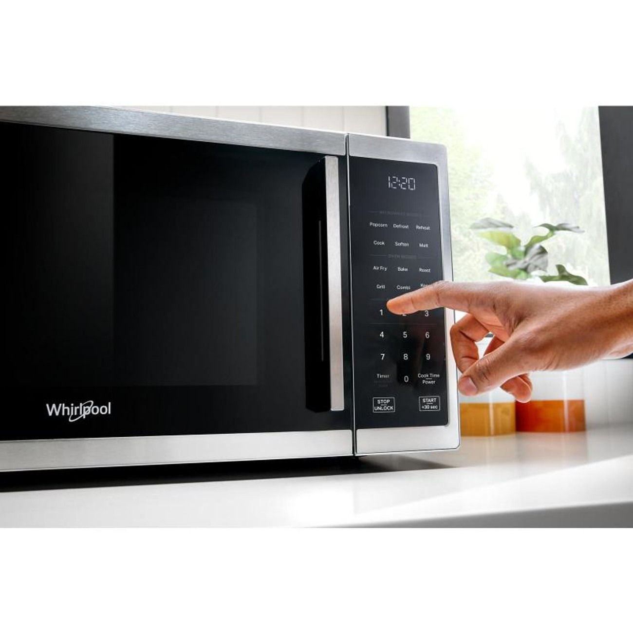 2 Steps To Open The Microwave