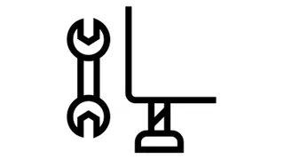 2 height-adjustable feet