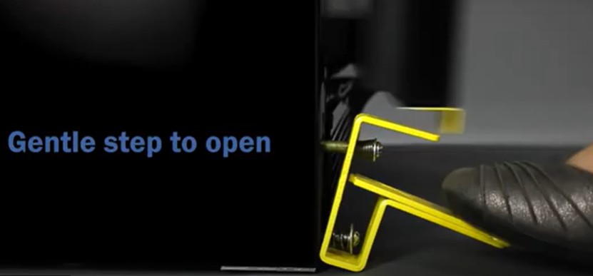 Step-to-Open Door Pedal