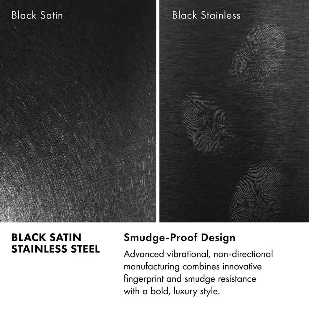 Black Satin Stainless Steel