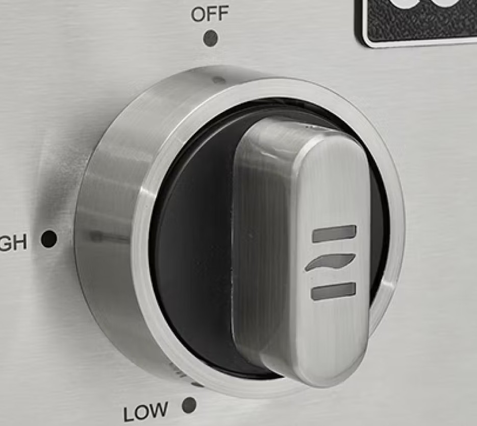 White Backlit Knob and Bezel