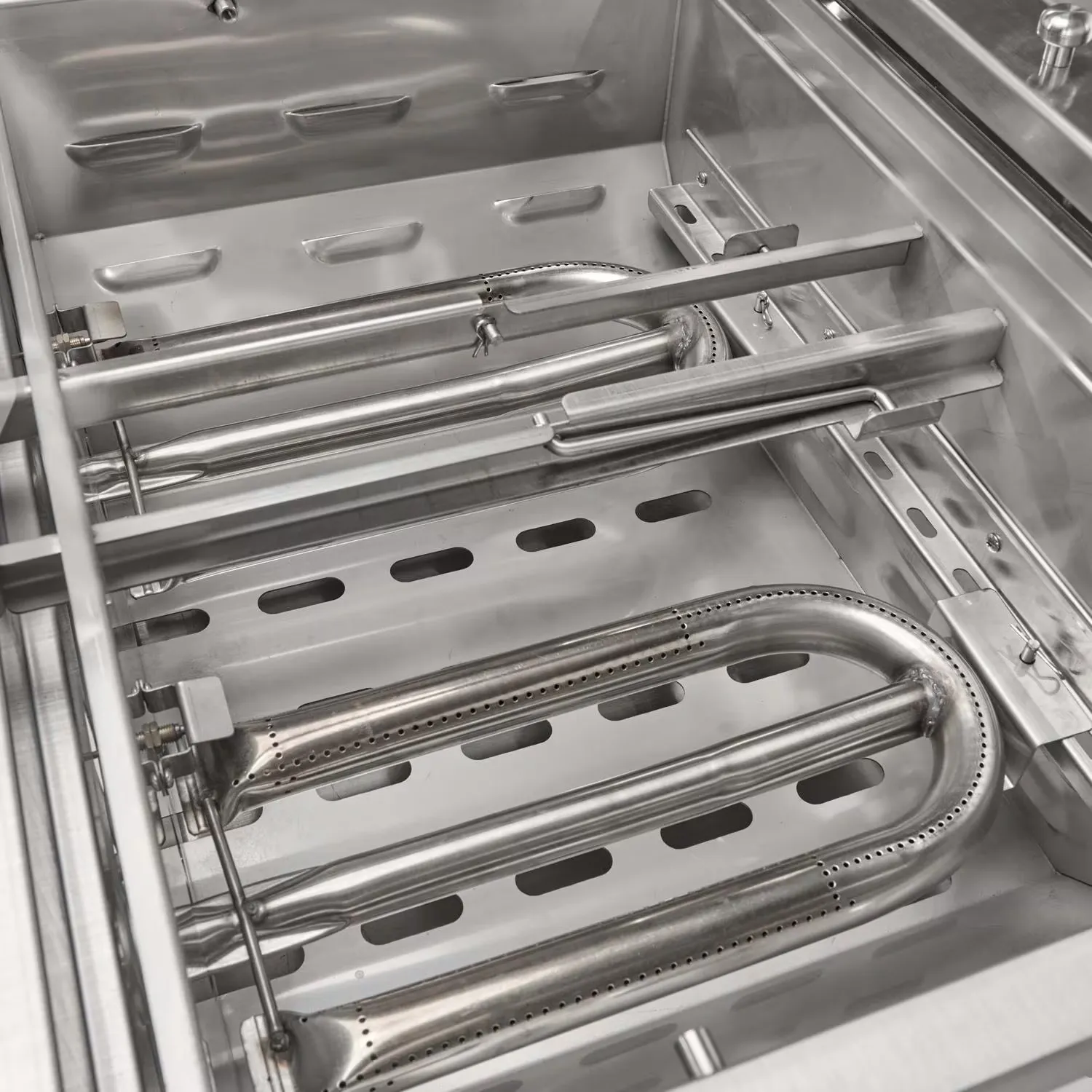 Two Stainless Steel U-Burners