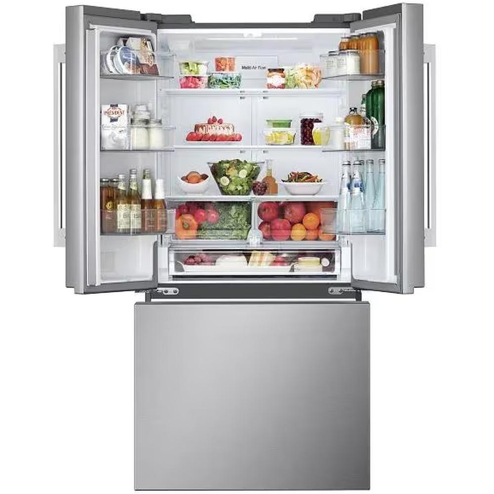 33"-3-Door-French-Door-Refrigerator-Big-Capacity-for-Slim-Spaces
