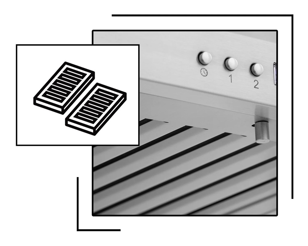 Dishwasher Safe Baffle Filters