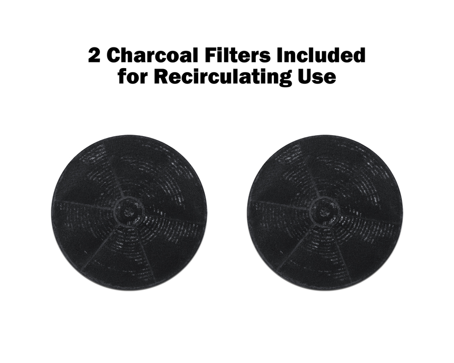 Charcoal Filter Set Included
