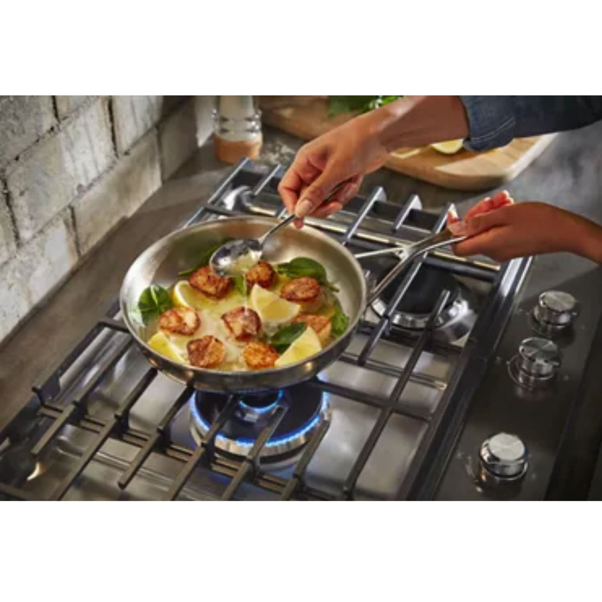 17,000 BTU Professional Dual Ring Burner