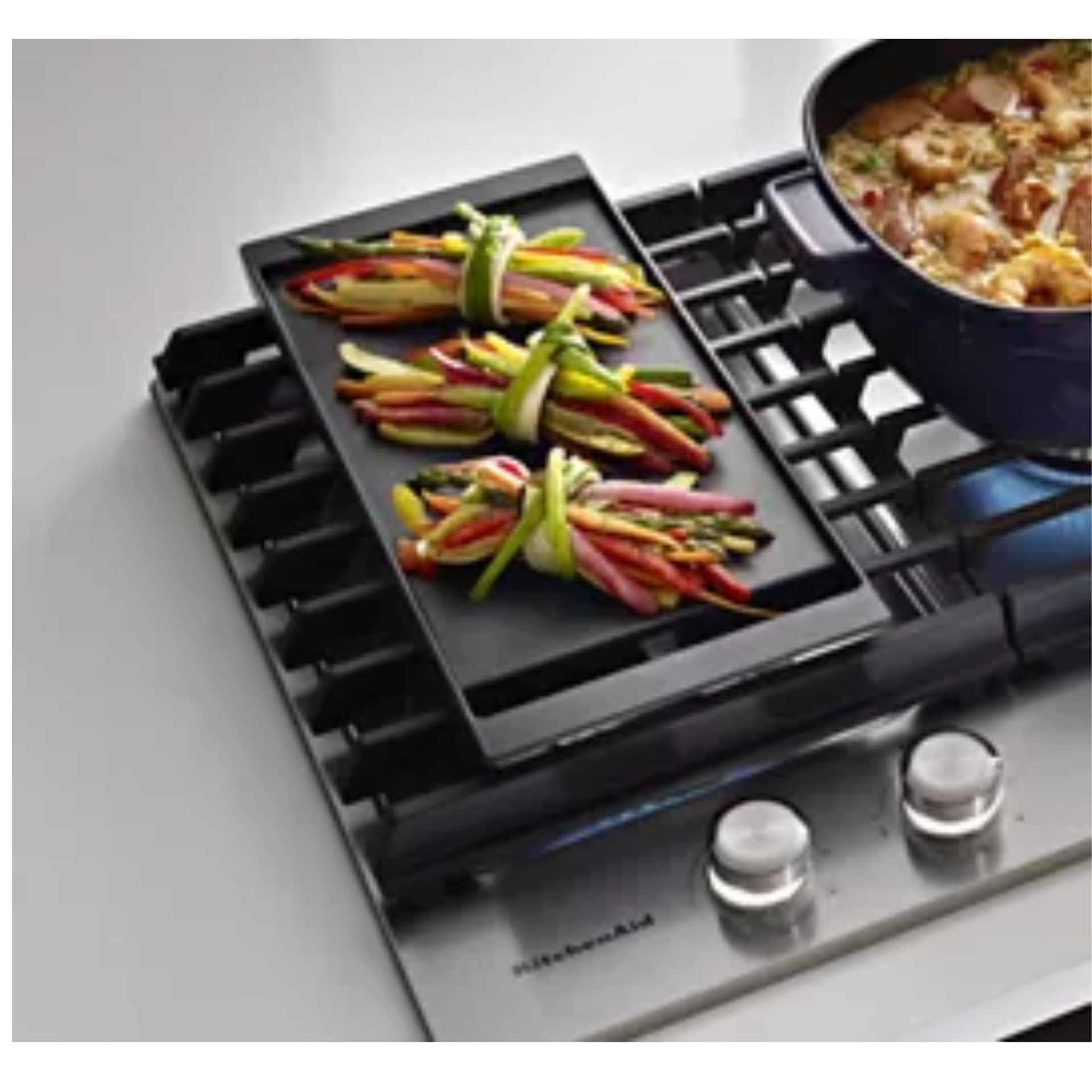 Removable Griddle Included