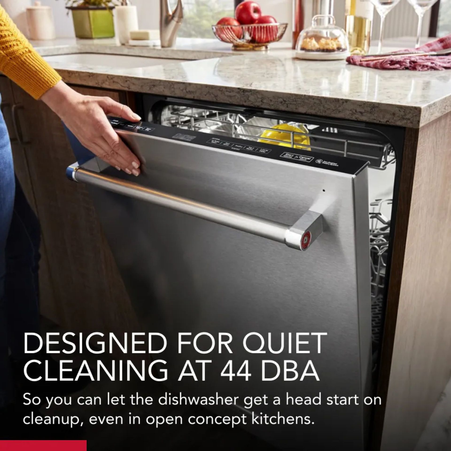 Designed for Quiet Cleaning at 44 dBA