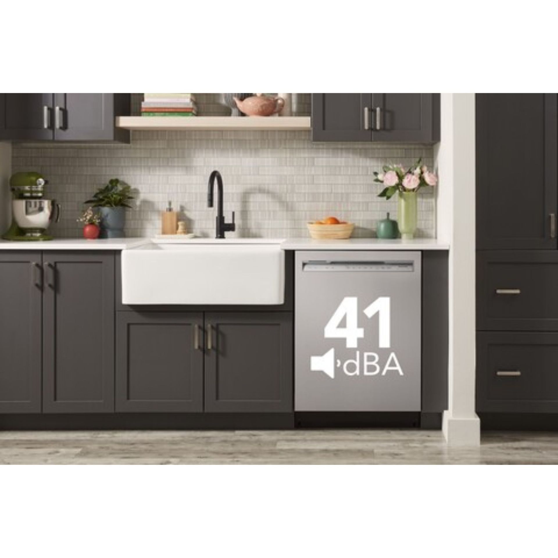 Designed for Quiet Cleaning at 41 dBA