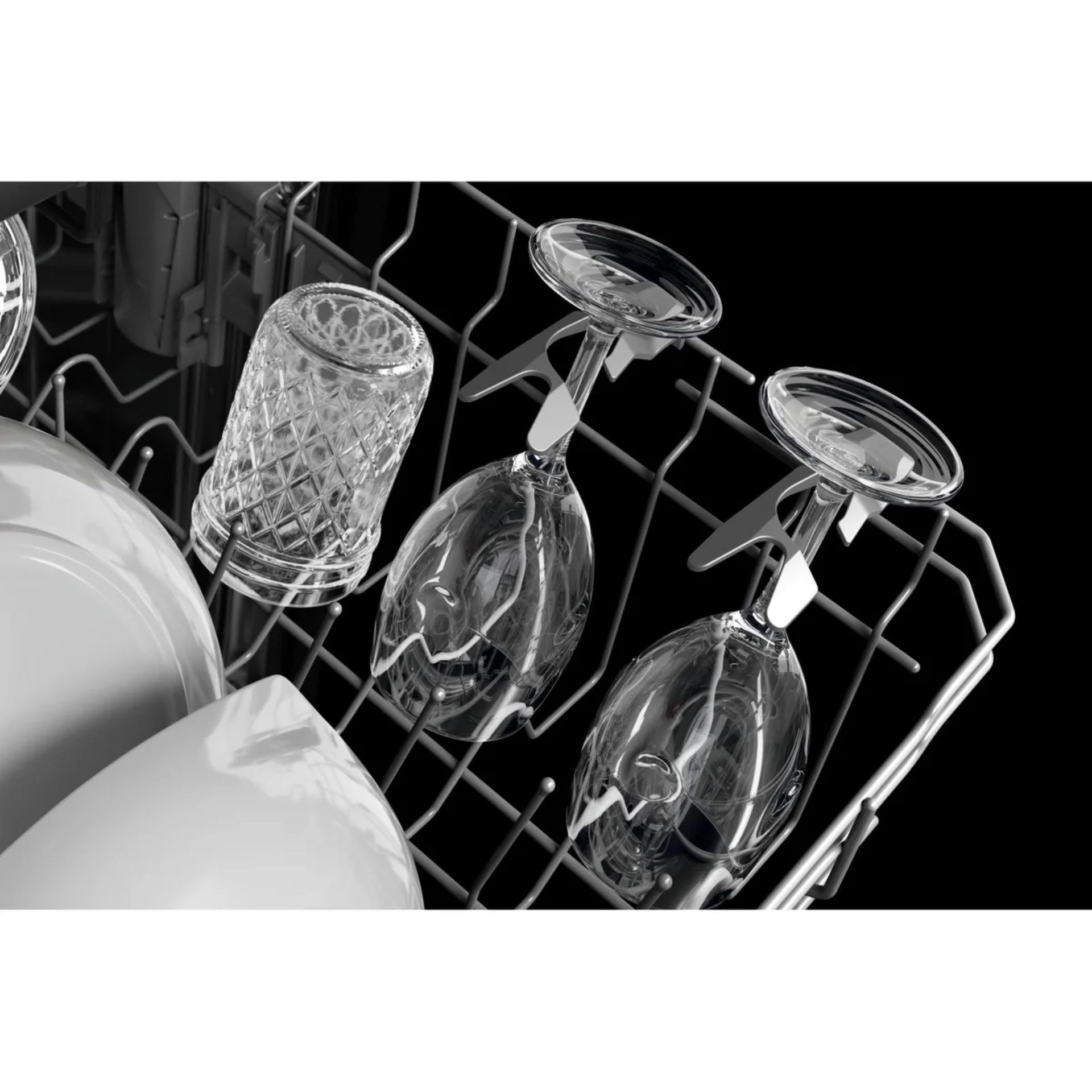 4 Fold-Down Stemware Holders