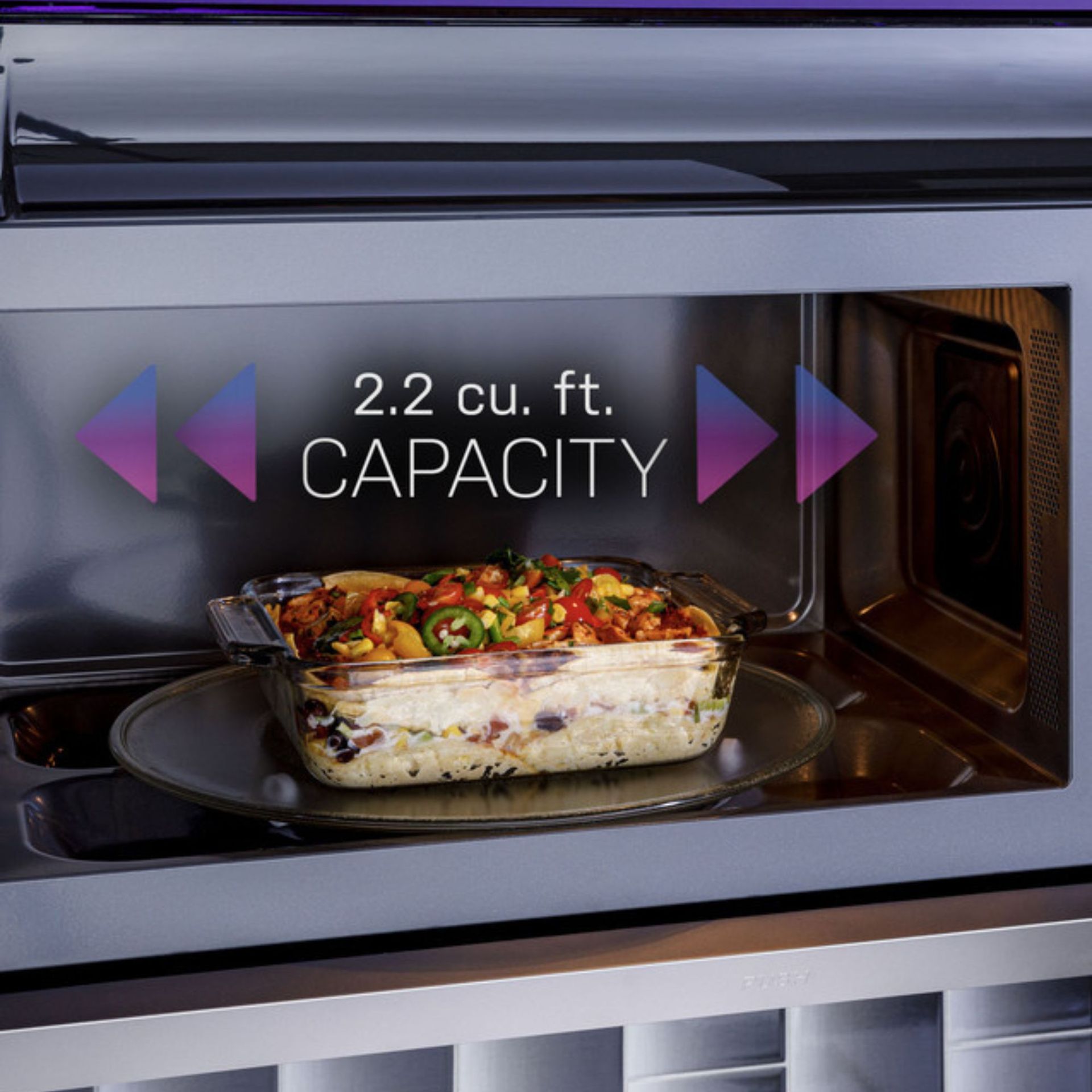 2.2 Cu. Ft. Capacity