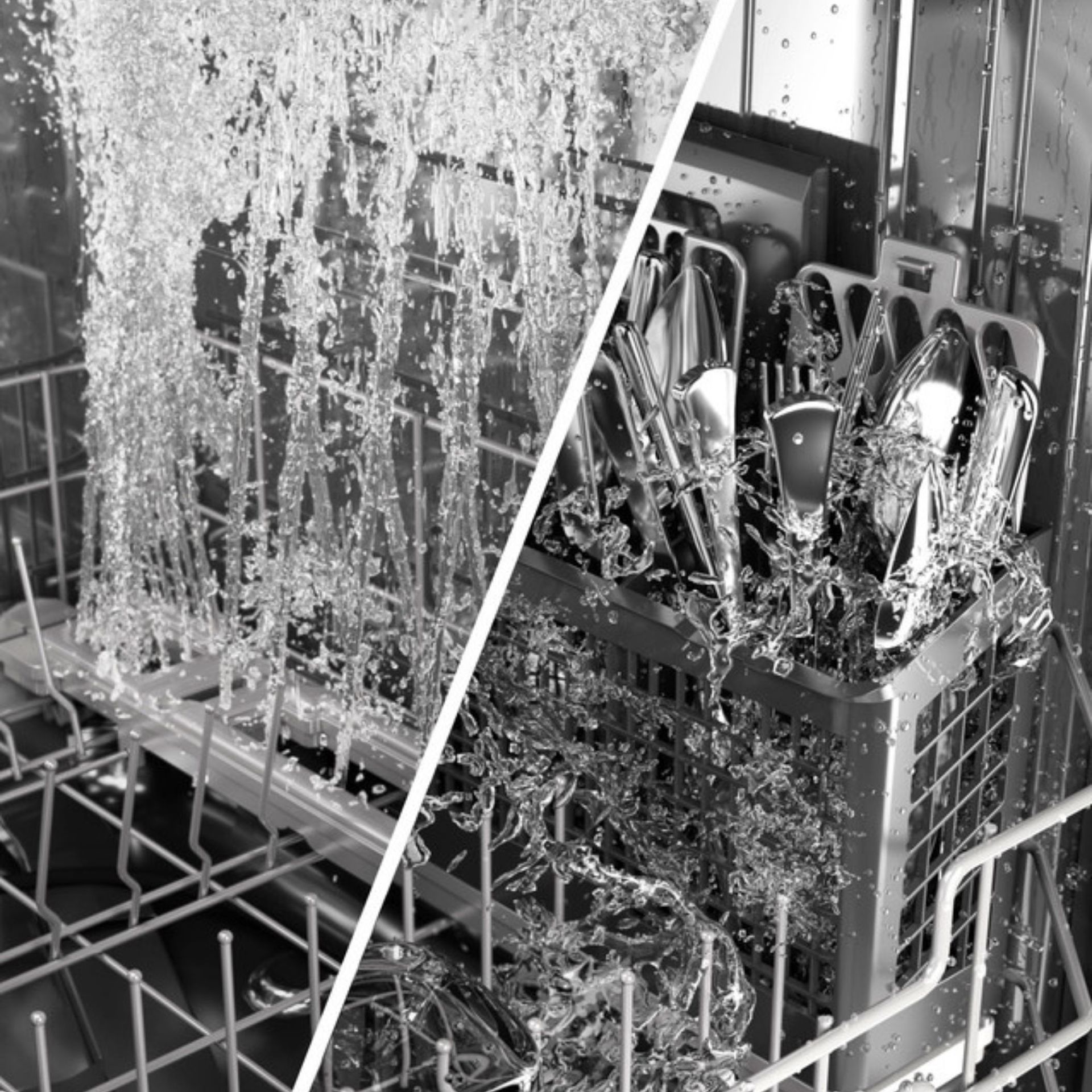 Deep-Clean Silverware Jets