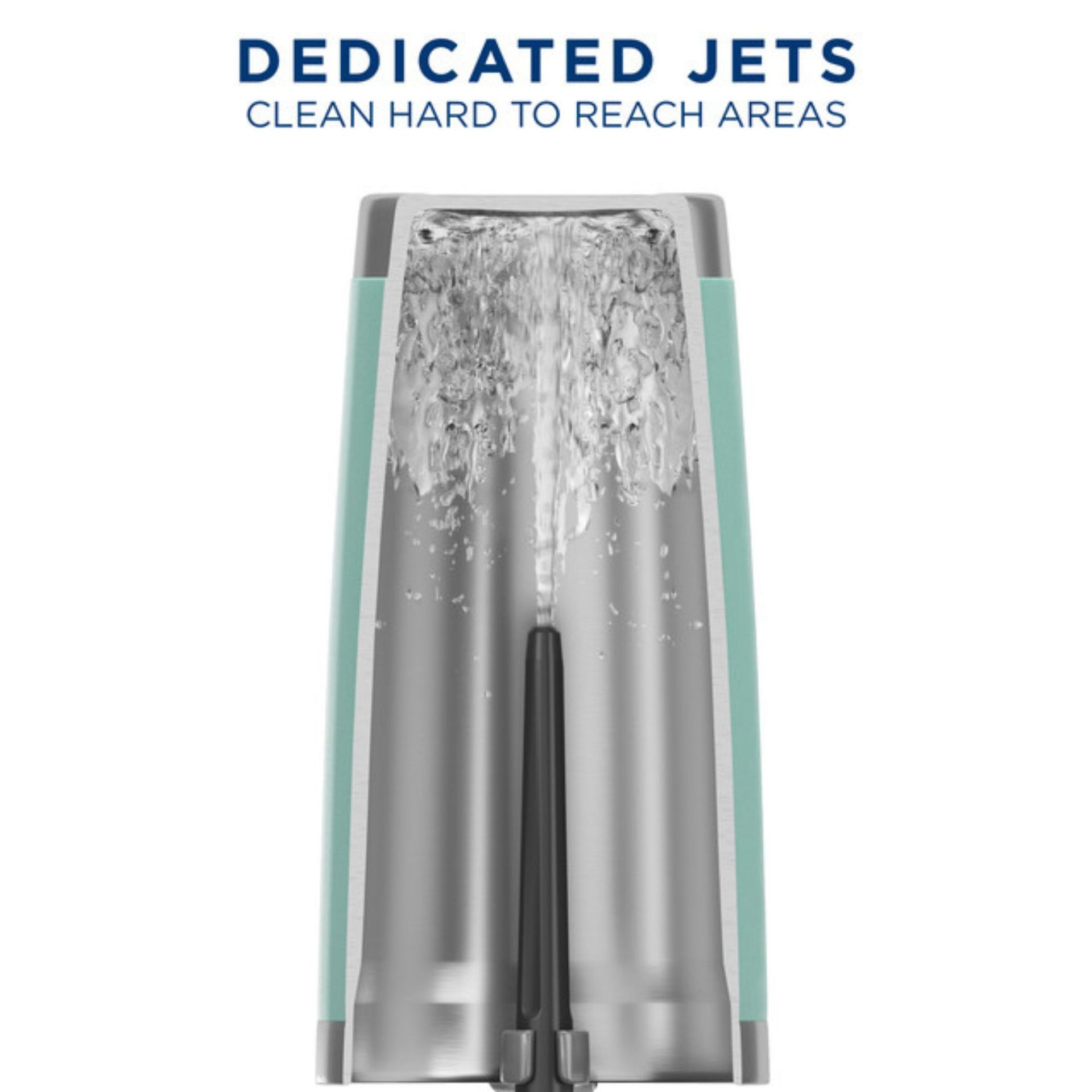 4 Bottle Wash Jets.