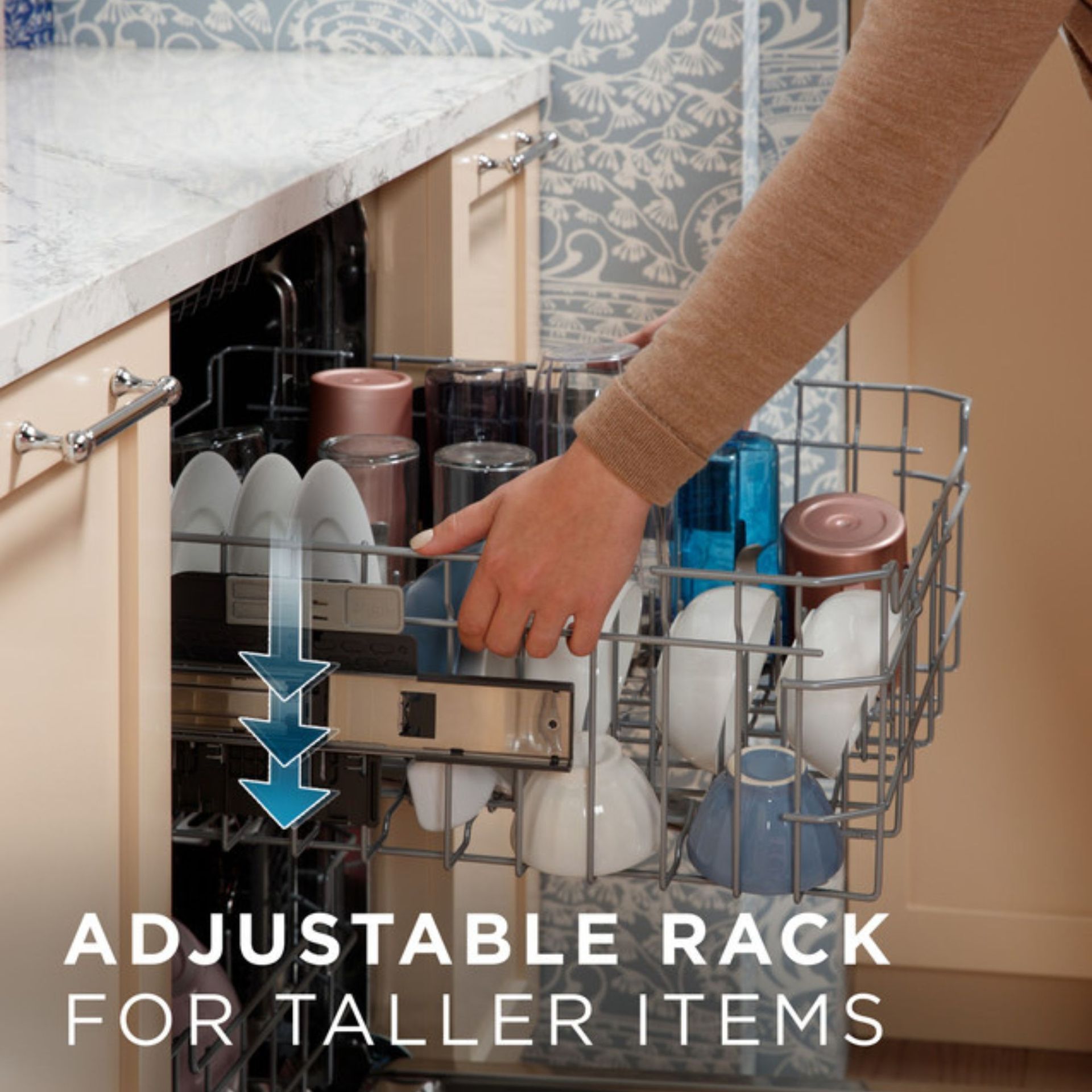 Smooth-Glide Upper Rack!