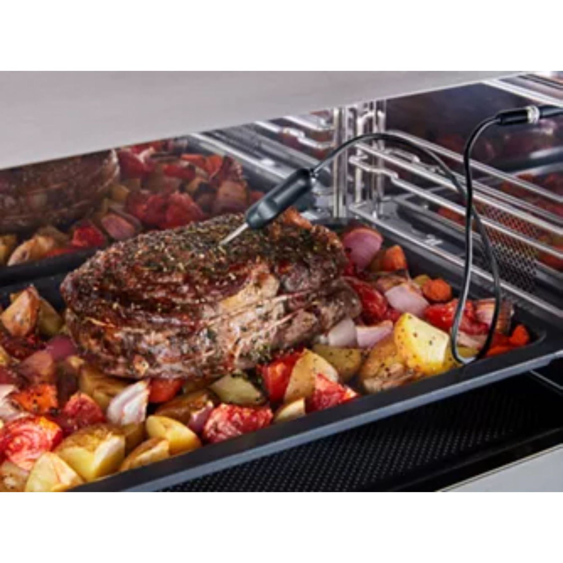 Integrated Meat Thermometer