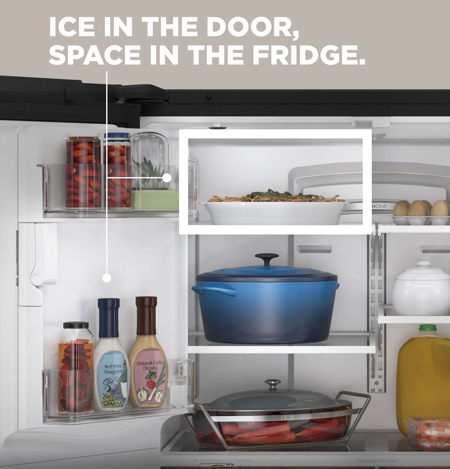Space-Saving Icemaker.
