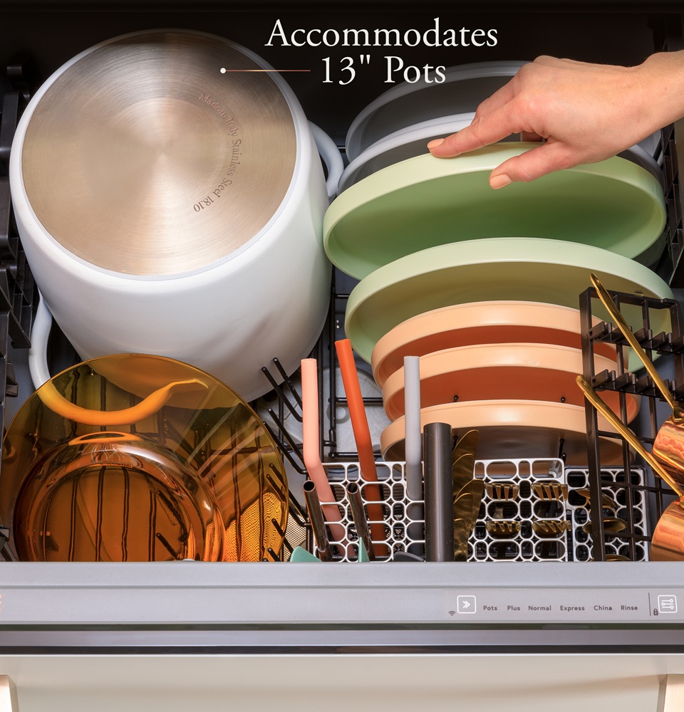 Accommodates Large Dish Loads