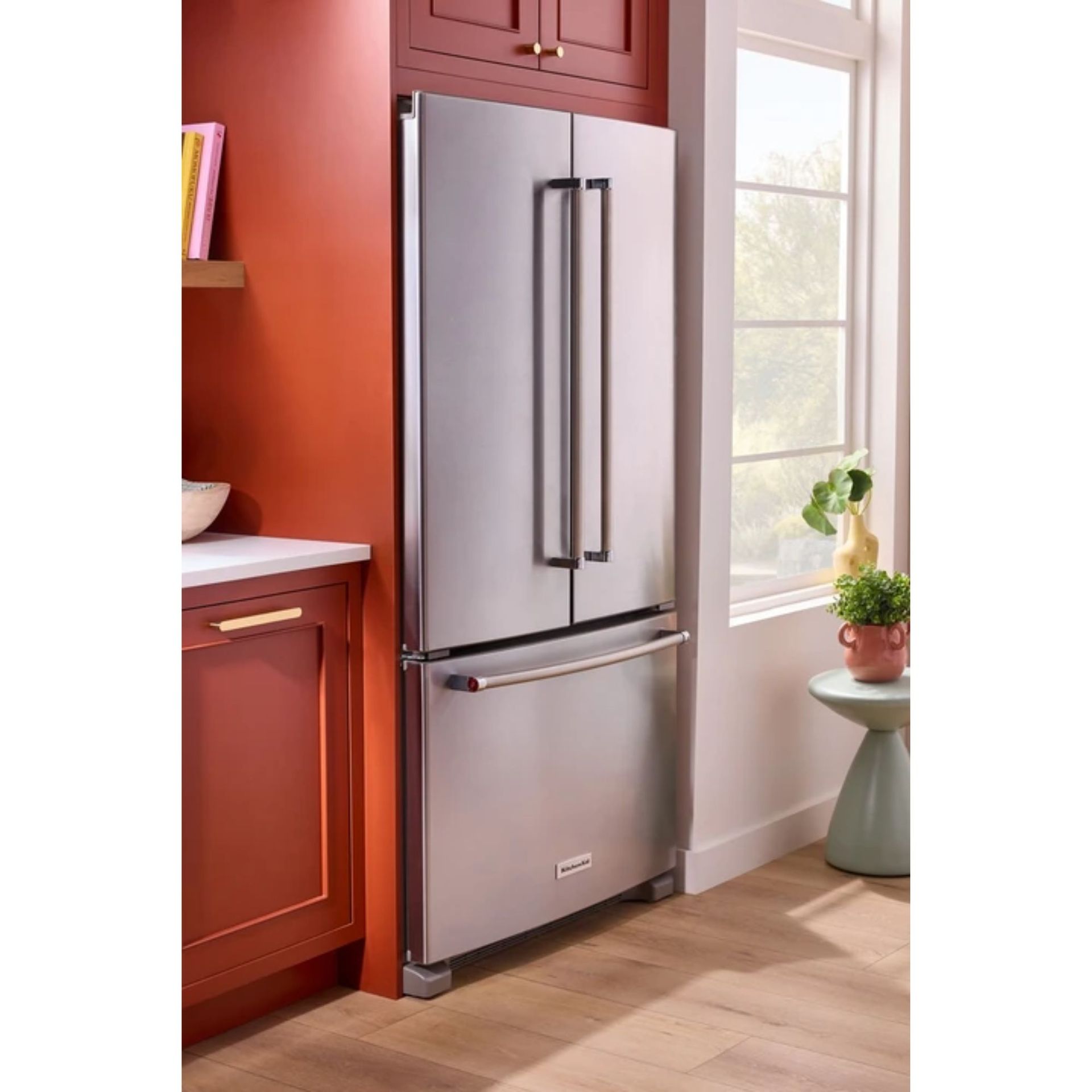 Spill-Resistant Framed Shelves
