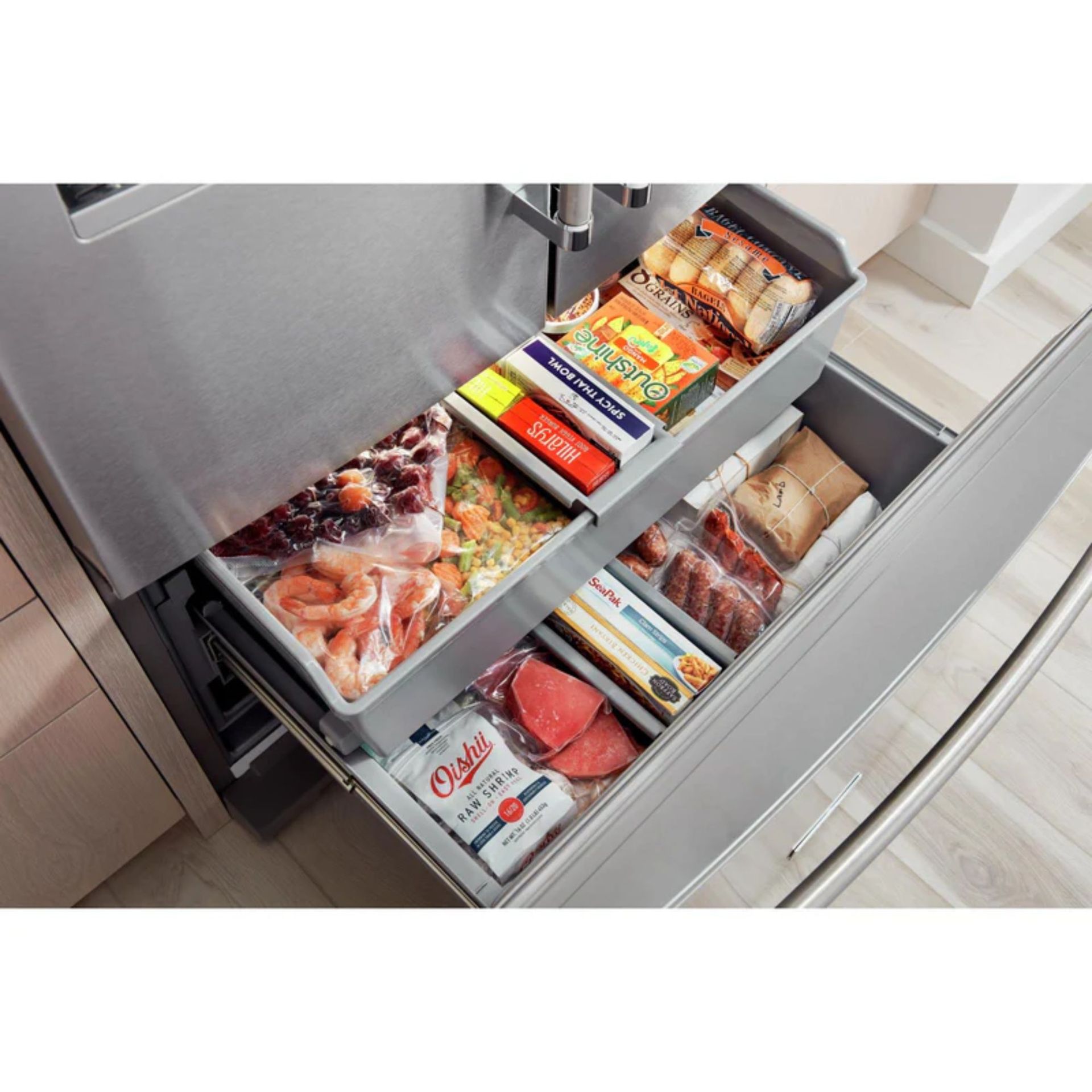 Full-Extension Self-Close Pull Out Tray