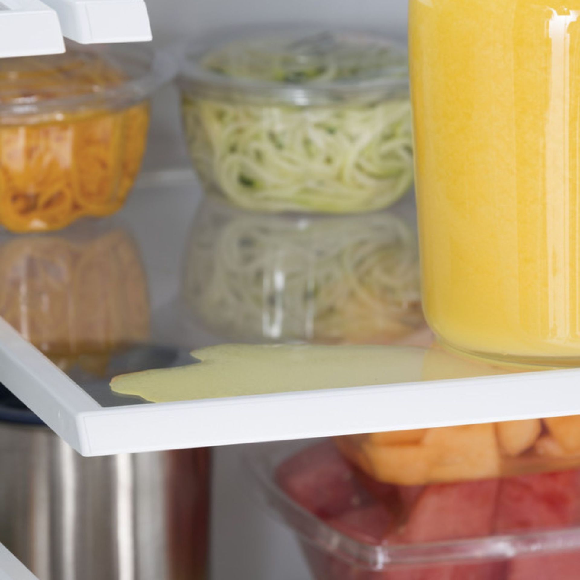 Spill-Proof Shelves!
