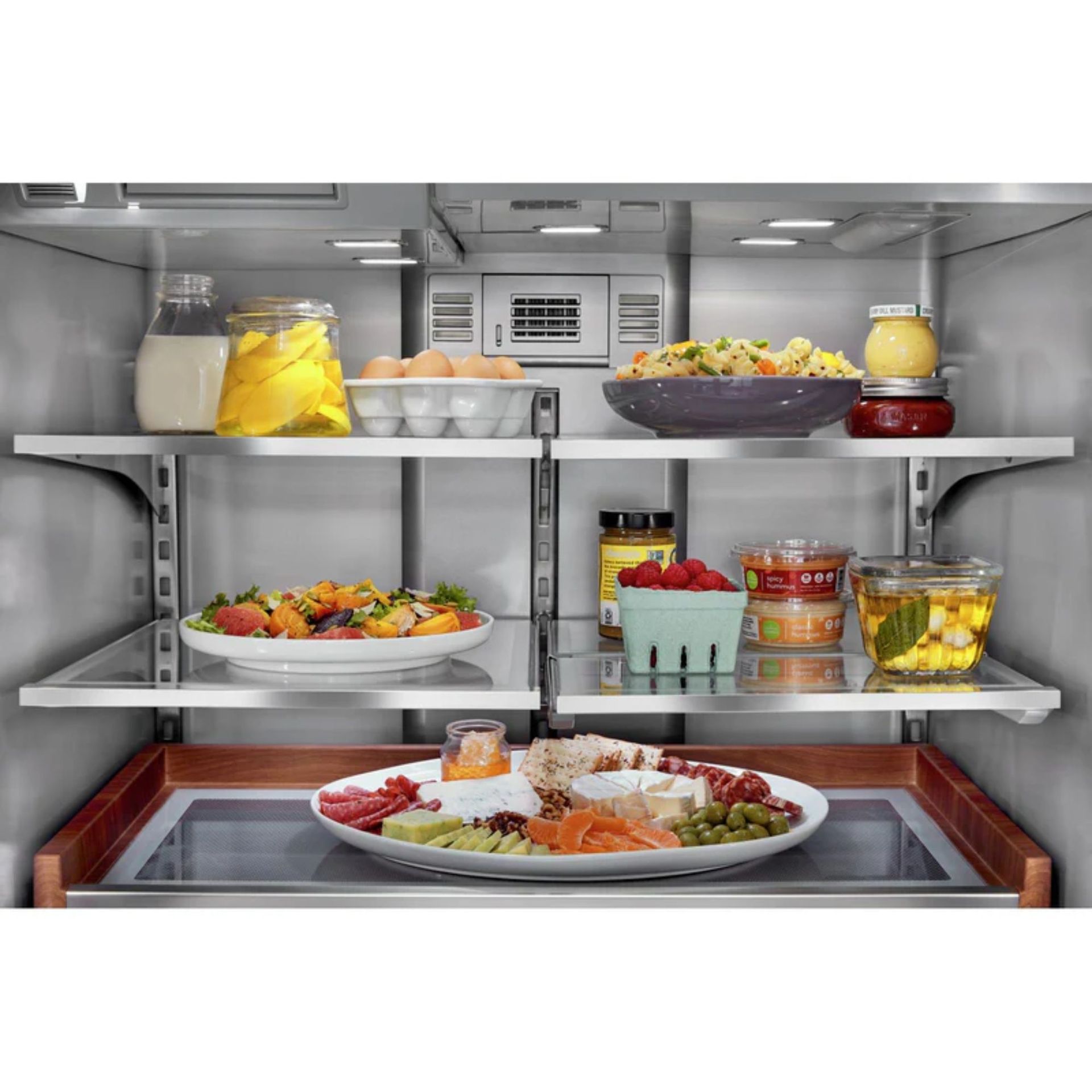 Smoked Crisper Bins