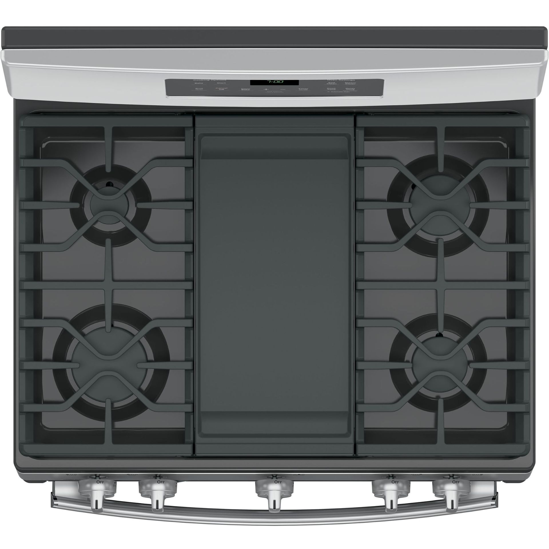 Edge-To-Edge Cooktop.