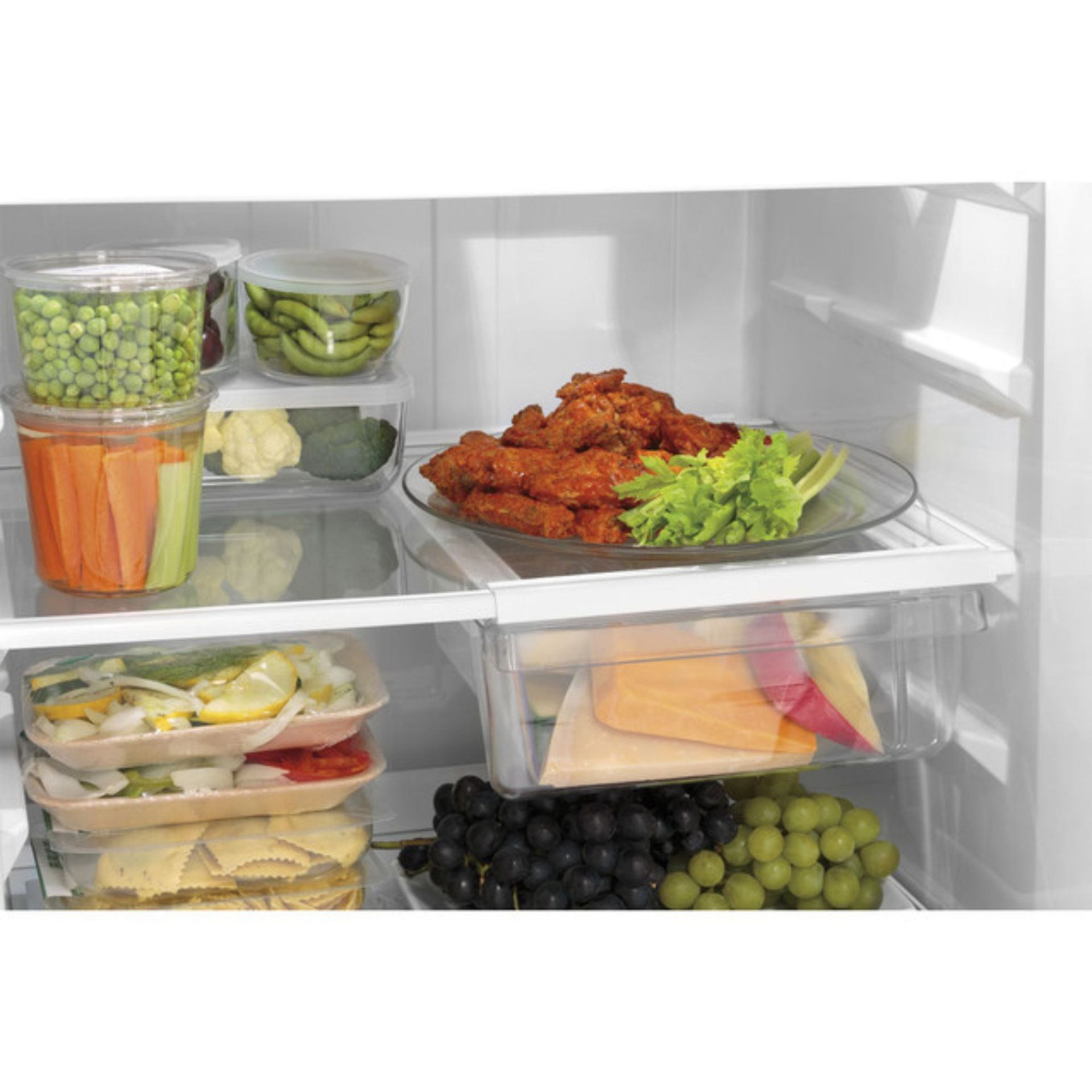 Edge-To-Edge Glass Shelves!